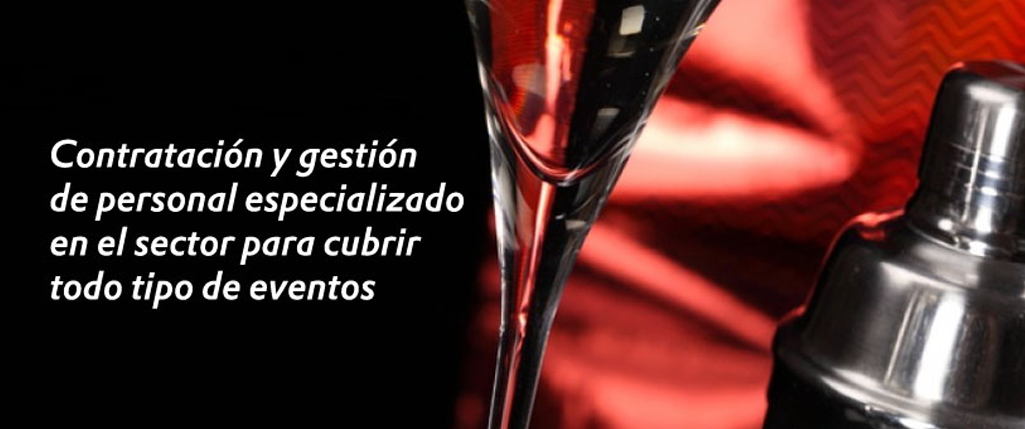 Gestión de personal de hostelería para eventos